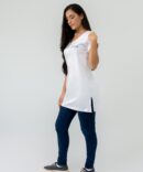 Long Feminina Clame Ovelha Branca