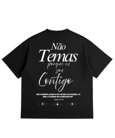 Camisa Oversized NÃO TEMAS.